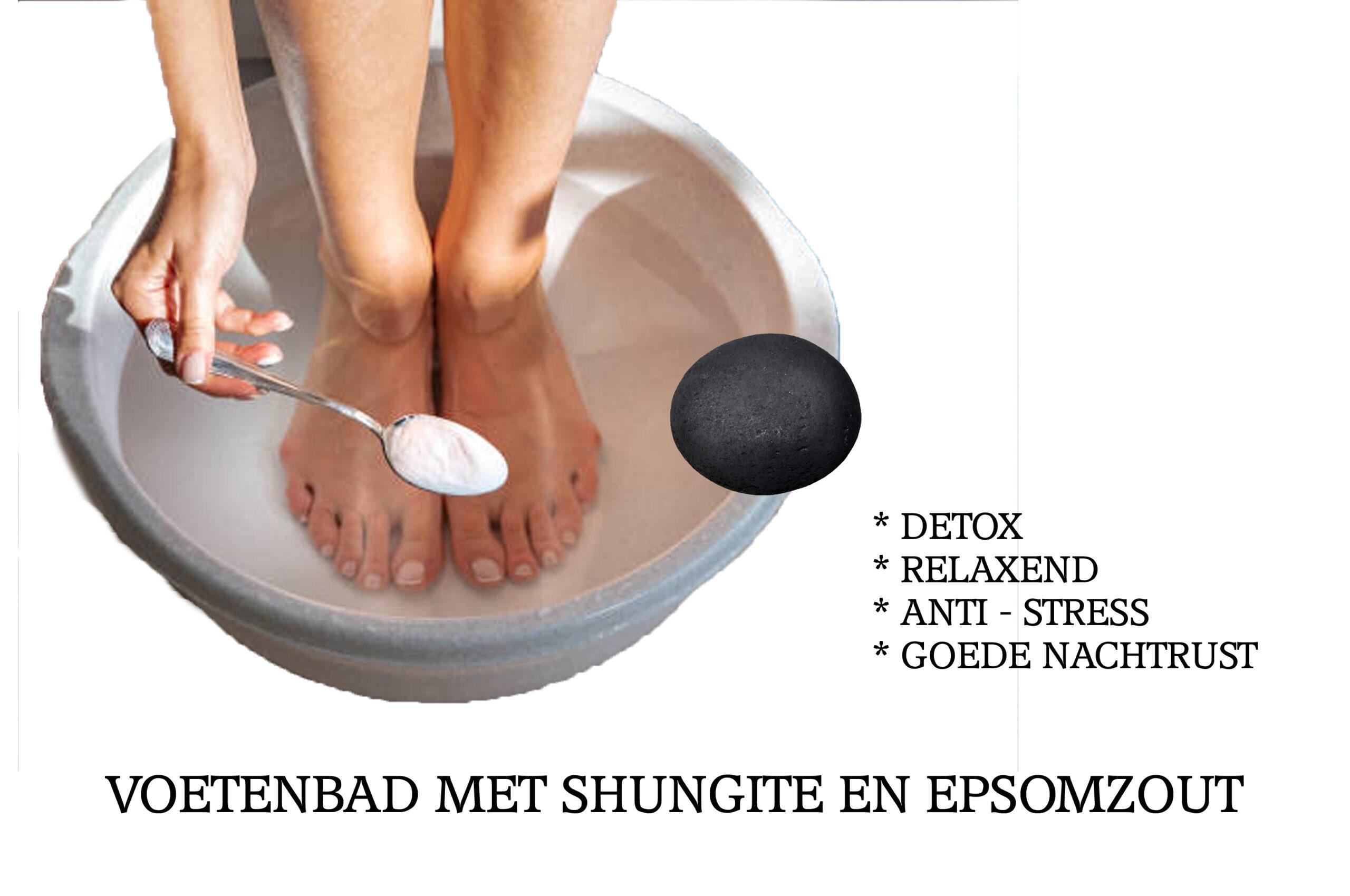 Voetenbad met Shungite 6 Shungite voetenbad